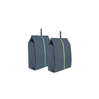 Eco Right Shoe Bag, One Size, Grey and Aqua