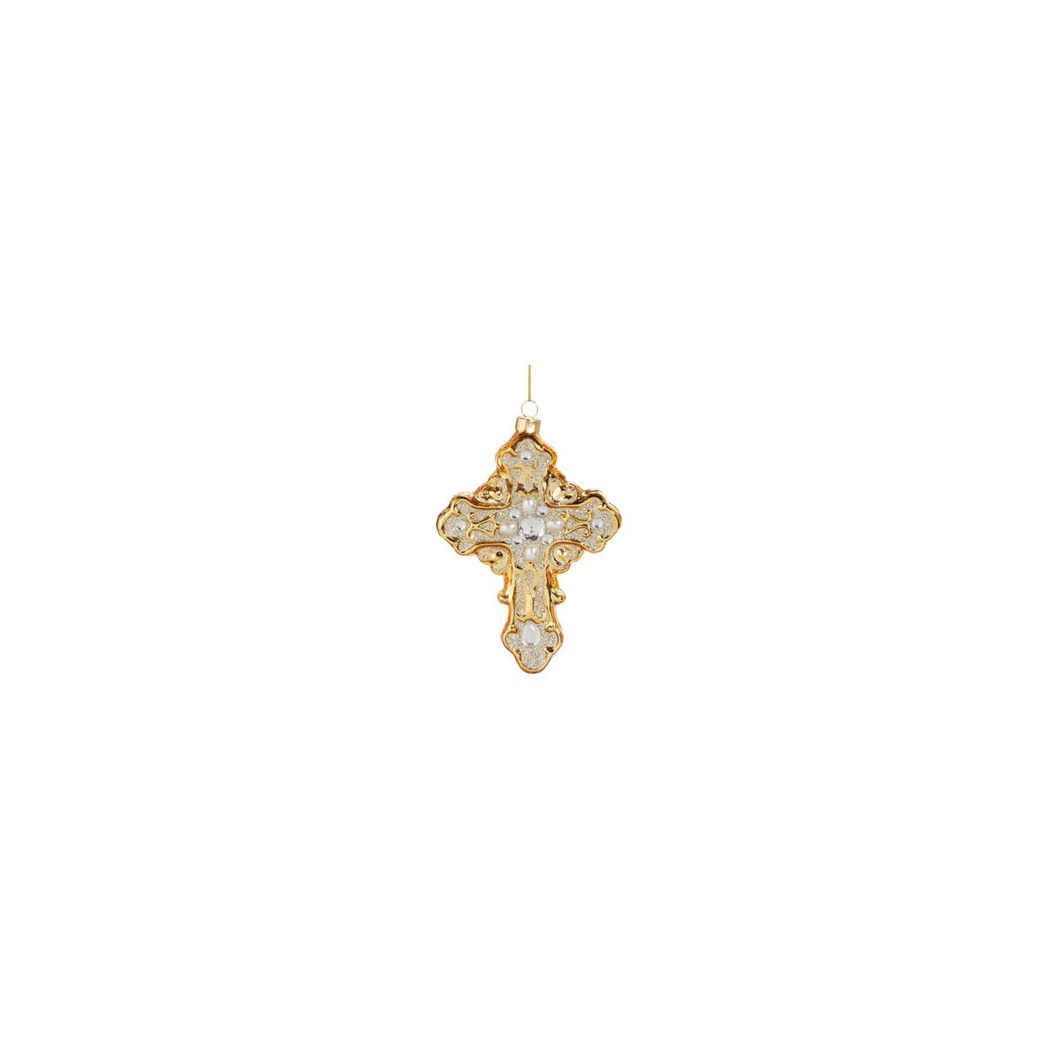 RAZ Imports Hanging Ornament, 5.25-Inch, Gold