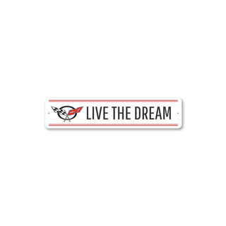 Lizton Sign Shop Decorative Signage, b) 4 x 18 Inches, White