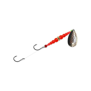 Mack's Lure Fishing Hook, #6, Nickel/Orange/Fire Orange
