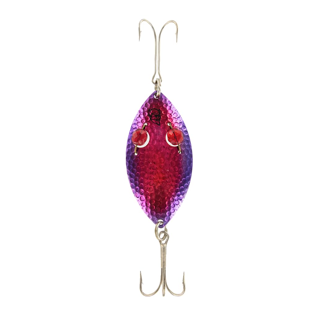 Dardevle Red Eye Wiggler Nickel Back Fishing Lure, 1 oz, Outdoor Fishing Accessories
