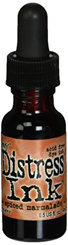 Ranger DRI-21629 Tim Holtz Distress Ink Reinker, 0.5 oz, Spiced Marmalade