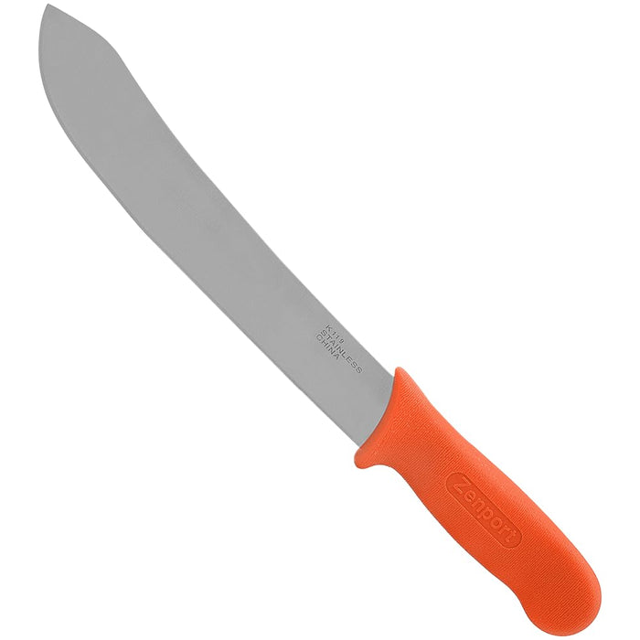 Zenport K119 Butcher and Field Harvest Knife, 10-Inch Blade, Stainless Steel