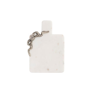 Mud Pie Cutting Board, 7.5"L x 5"W, White