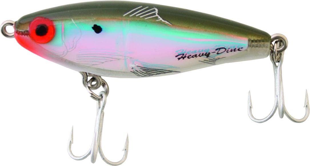 MirrOLure Fishing Hook, 2 5/8in 7/16oz, green black/white/silver