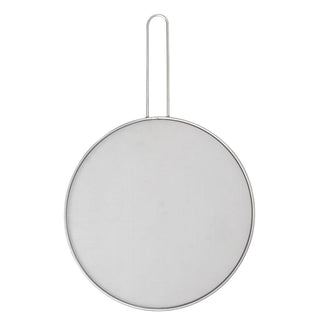 HIC Splatter Screen Guard Strainer, 18/8 Stainless Steel, Fine Mesh, 13-Inches