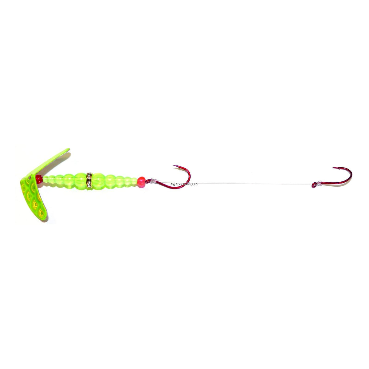 Mack's Lure Fishing Hook, 4, Chartreuse Scale