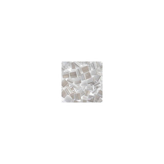 John Bead Craft Bead, 5x5mm, White Pearl Opaque Ceylon TL-420