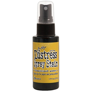 Ranger Tim Holtz April Distress Spray Stains Bottles, 1.9 oz, Fossilized Amber