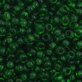 John Bead Craft Bead, 11/0, Transparent Medium Green