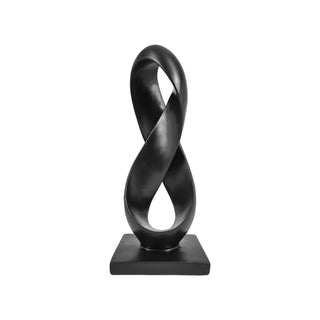 SIMON'S SHOP Sculpture, 14.5'' x 6'', Black