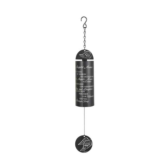 Carson Wind Chime, Black, Modern