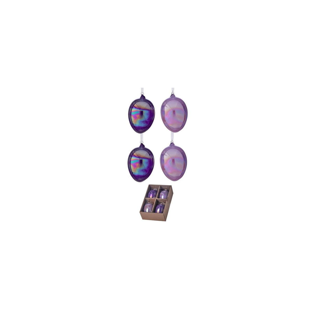 Regency International Hanging Ornament, 5-inch, Lavender Purple