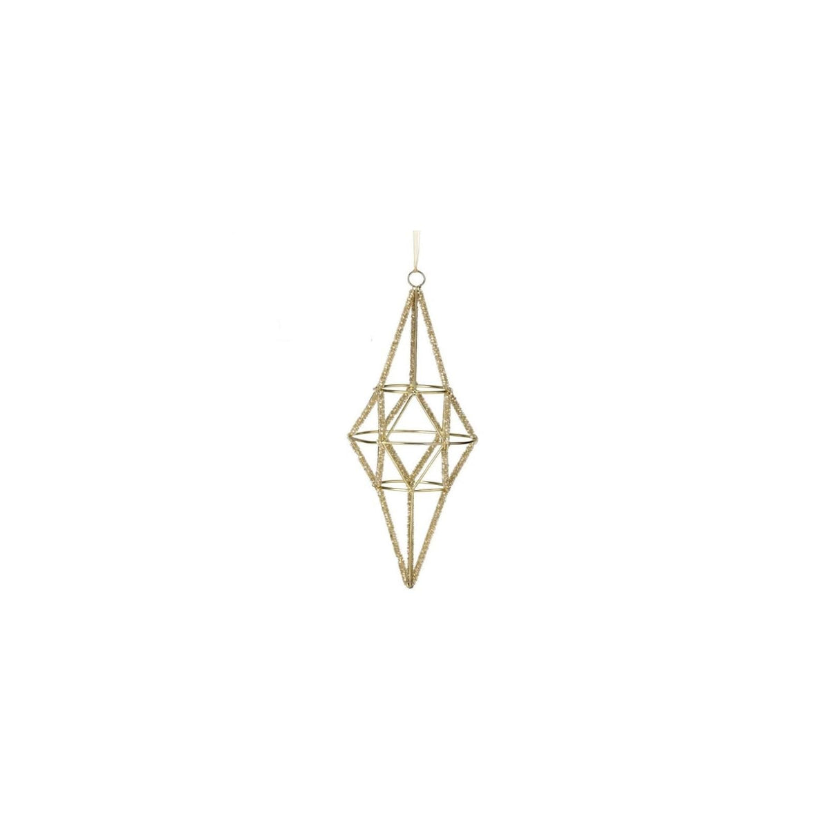 Regency International Hanging Ornament, Champagne Gold
