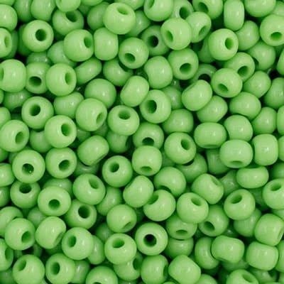John Bead Craft Bead, Small, Opaque Light Green