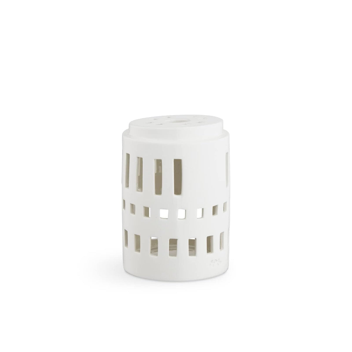 HAK KÄHLER Candle Holder, 11,5 x 8 cm, White