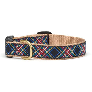 Up Country Black Tartan Pattern Dog Collar or Leash (Dog Collar, X-Large (18 to 24 inches) 1 inch Wide Width)
