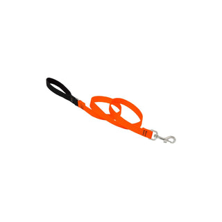 LupinePet Leash, 3/4" wide; 6-ft long, Blaze Orange