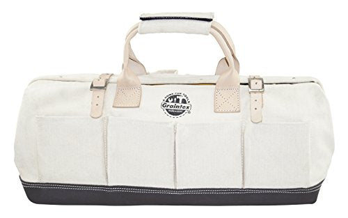 Graintex CB2153 Mason's Canvas Bag 24" with Leather Bottom