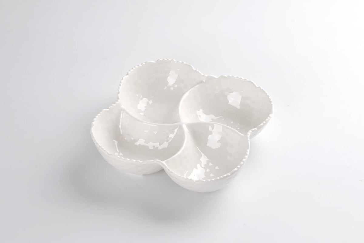 Pampa Bay Dishware Bowl, 9 x 9 x 2 Inch, White