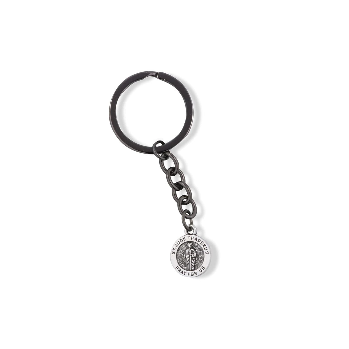 Dave The Bunny Keychain, Medium, Silver