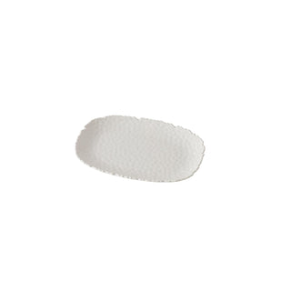 Pampa Bay Dishware Plate, 11 x 7.5 Inch, White