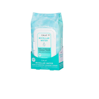 Cala Micellar water make-up remover cleansing tissues 60 count, 60 Count