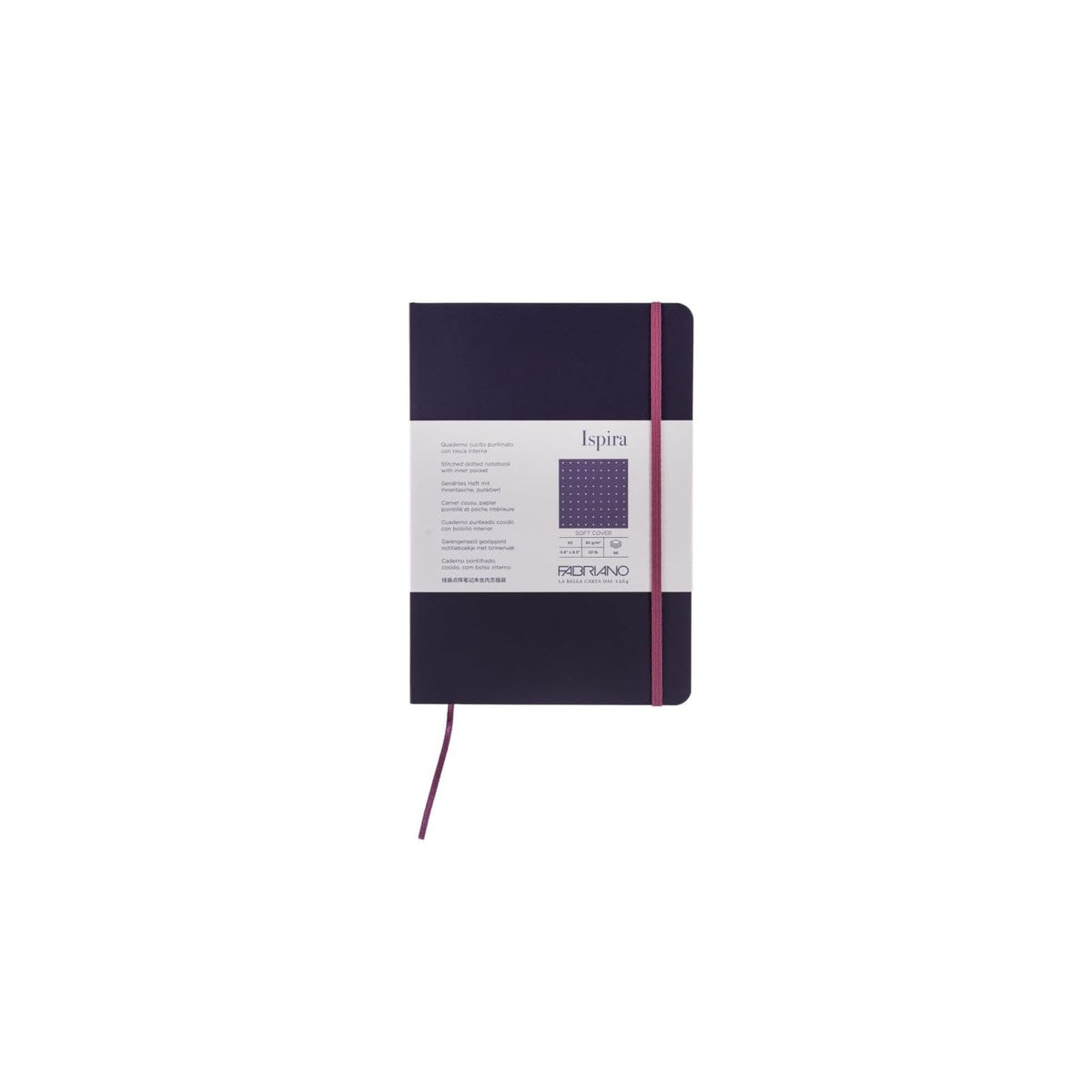 Fabriano Blank Book, Dotted, Purple