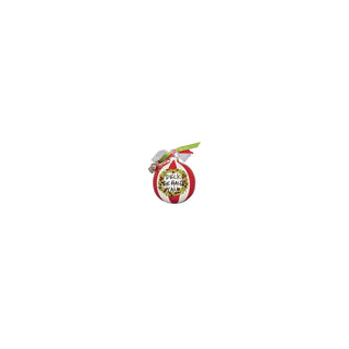 Magnolia Lane Hanging Ornament, Red and Green