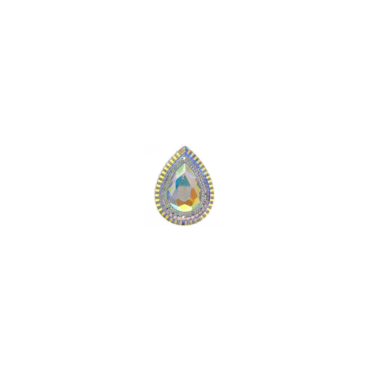 John Bead Craft Bead, Small, Crystal AB