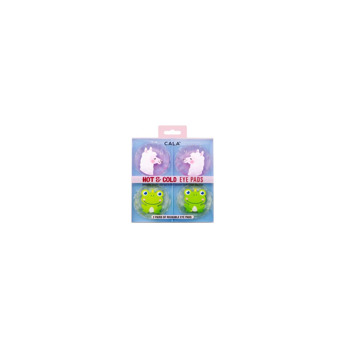 Cala Therapeutic Thermal Compress, 2 Pairs, Pink and White