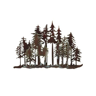 Ganz 154549 Metal Small Layered Forest Wall Decor, 17 in Width