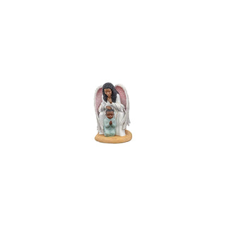 Ebony Treasures Figurine, 7.5 inches, White/Brown/Black/Pink