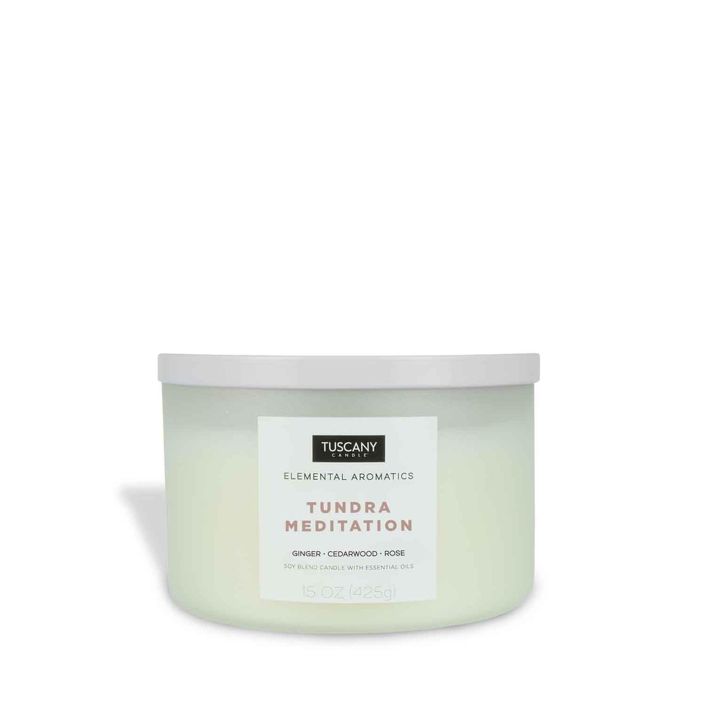Empire Candle Tuscany Candle Elemental Aromatics Scented Candle, Tundra Meditation, 15 oz