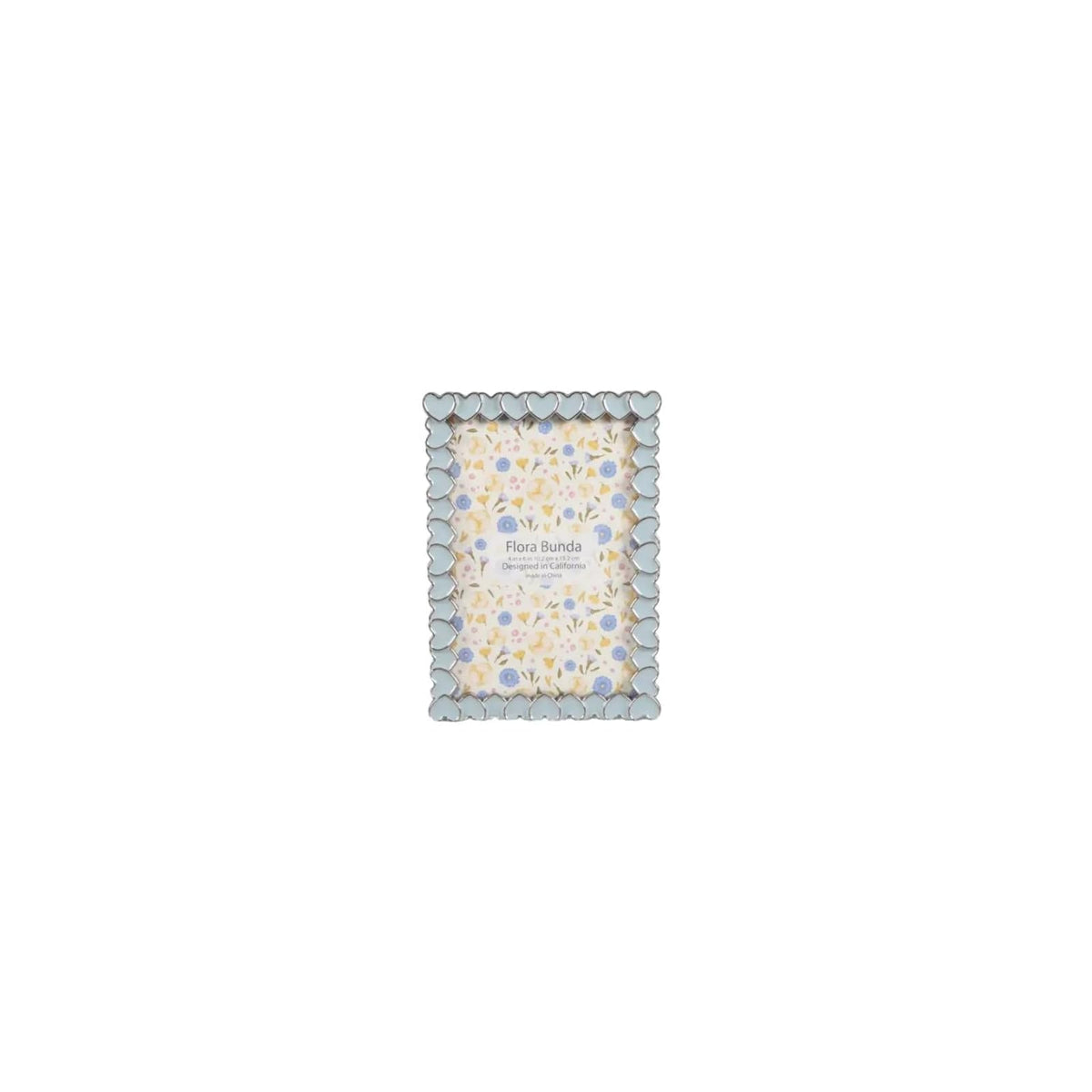 Flora Bunda Picture Frame, Blue