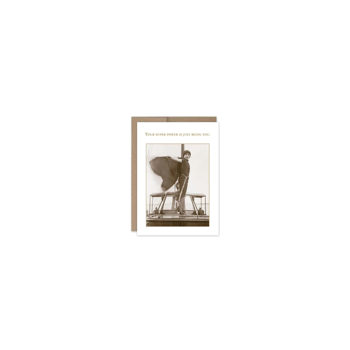 Shannon Martin Design Greeting Card, 4.5 x 6.25 inches, Rich Copper and Sepia To