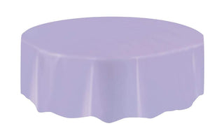 Unique Party Tablecloth, 7.5" (Round), Lavender 1 Pc