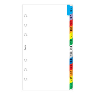Filofax Binder Divider, personal, White