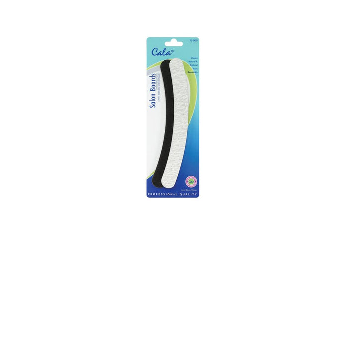 Cala Nail File, Large, Black, White