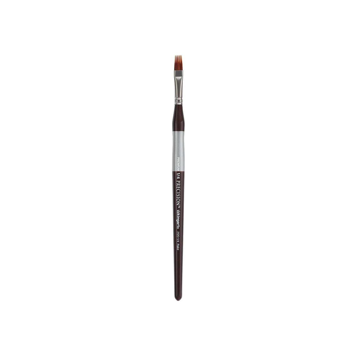 KINGART Paint Brush, 1/4", Brown