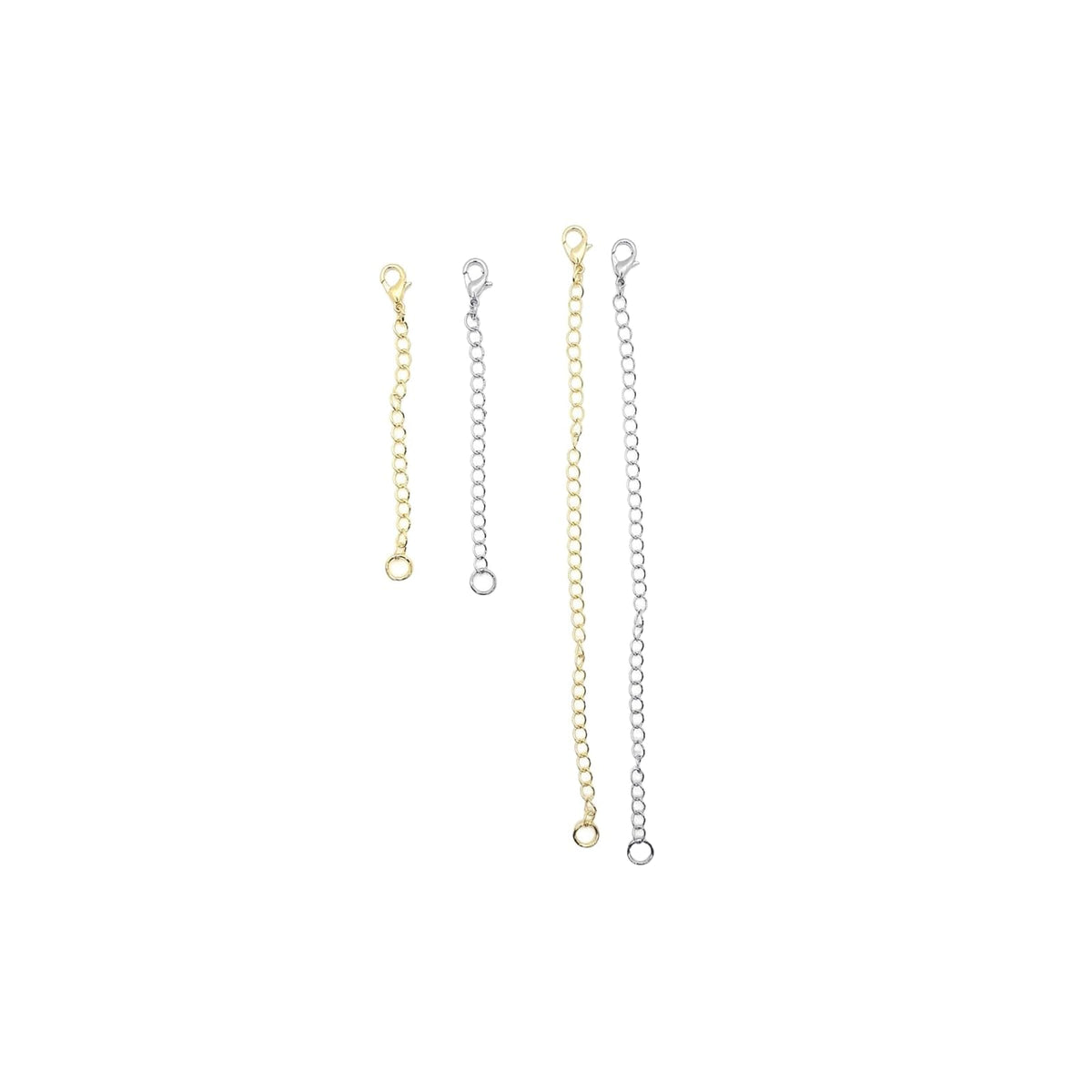 JEWELRY MADE BY ME Jewelry Finding, Chain Extenders (3in & 6in) | Gold & Silver