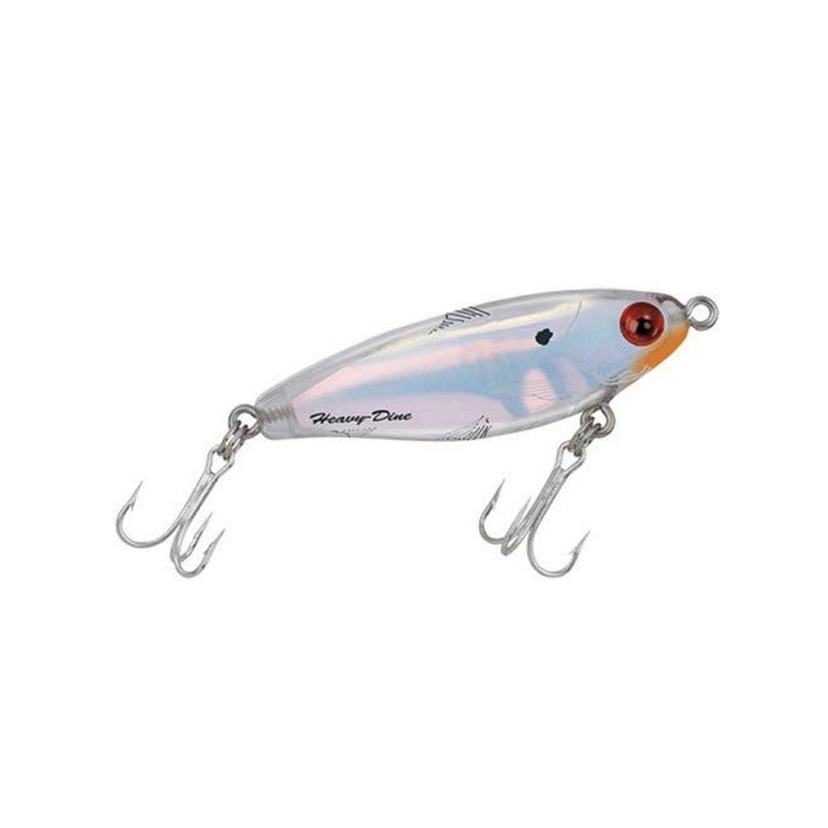 MirrOLure Fishing Hook, 2 5/8 inch, 7/16 oz, Silver Lum/Clear