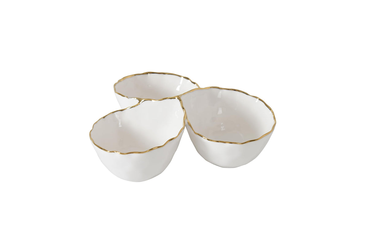 Pampa Bay Kitchen, Medium, White and Gold
