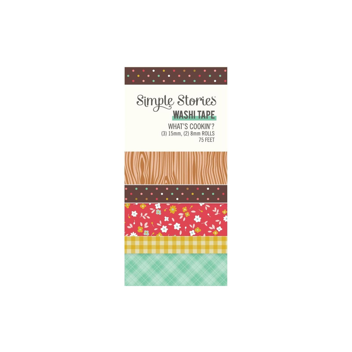 Simple Stories Adhesive Tapes, 1, multi-colored