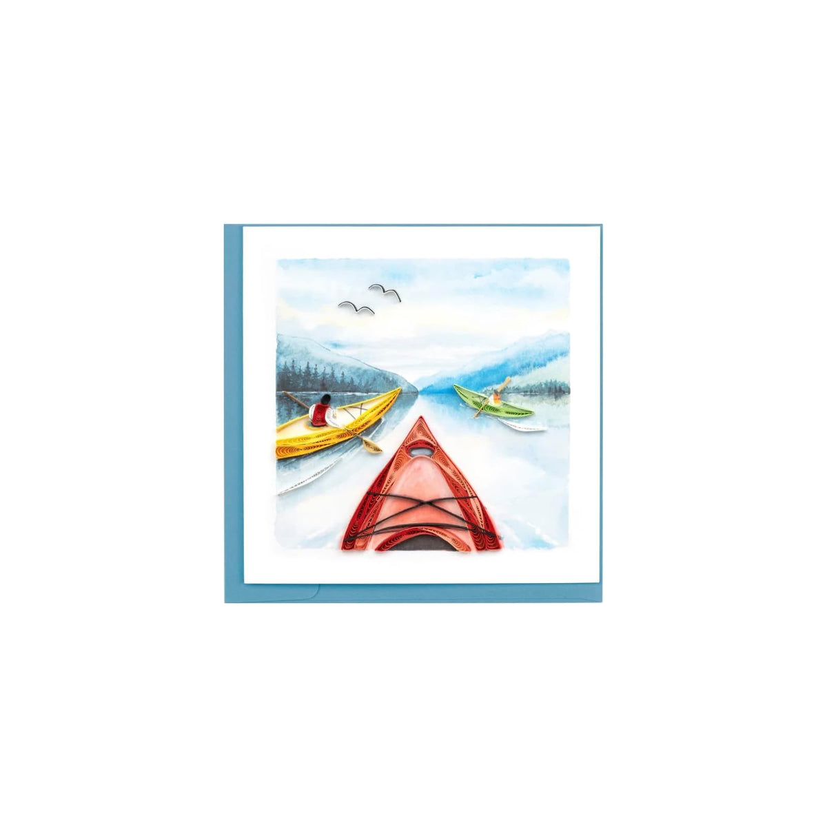 Quilling Card Greeting Card, 6 in. x 6 in., Multi