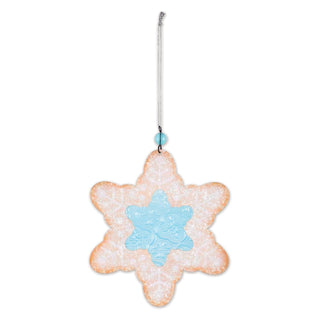 Sunset Vista Designs Hanging Ornament, 10.75 Inch, White/Blue