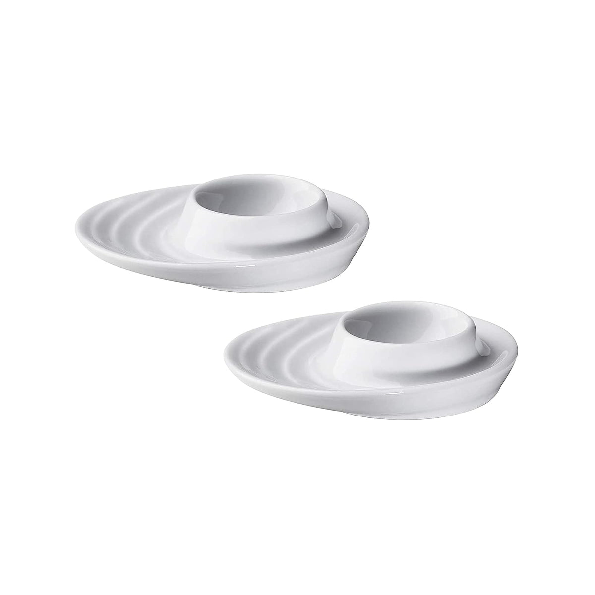 Küchenprofi Dishware Plate, 3.5-Inch by 4-Inch, White