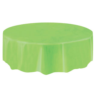 Unique Tablecloth, 7.5" (Round), Lime Green