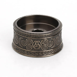 Veronese Design 2 3/8" Tall Celtic Knot Triple Moon Goddess Sigil Votive Candle Holder