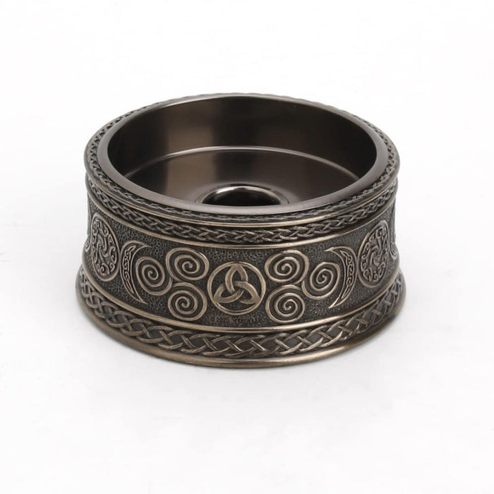 Veronese Design 2 3/8" Tall Celtic Knot Triple Moon Goddess Sigil Votive Candle Holder